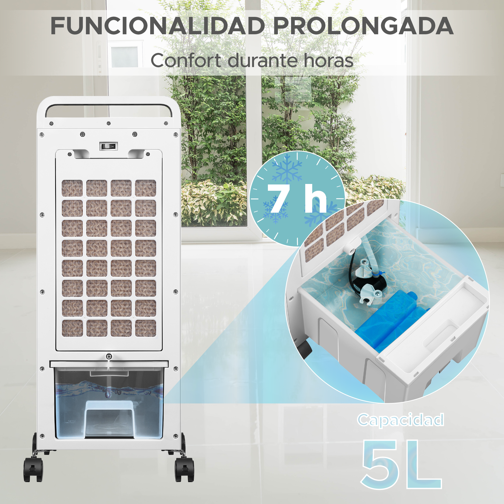 Calefactor y Enfriador 4 en 1 SkyCare – Portátil, Silencioso y Eficiente 