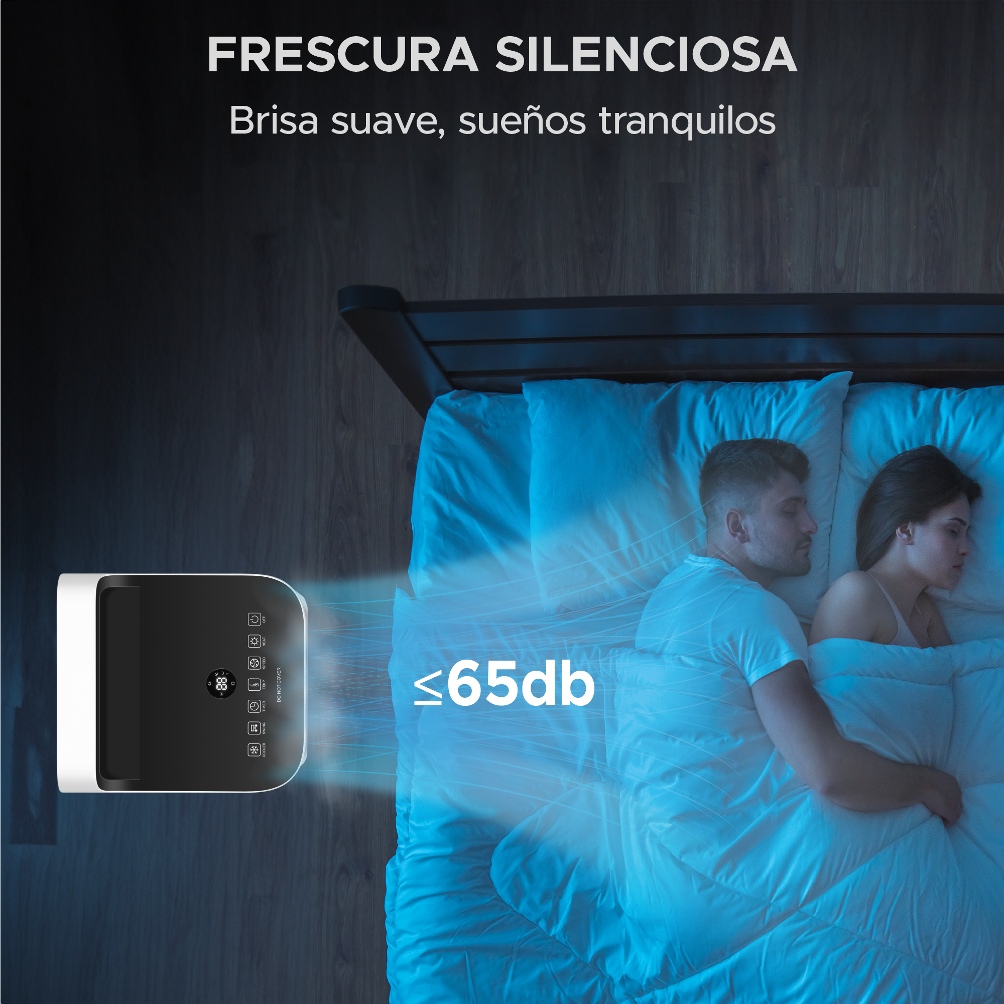 Calefactor y Enfriador 4 en 1 SkyCare – Portátil, Silencioso y Eficiente 