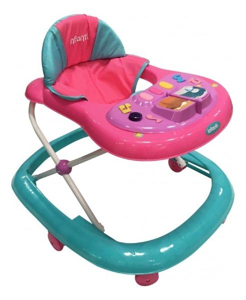 Andadera Para Bebé Infanti Lxb105 Con Tablero Musical Rosa