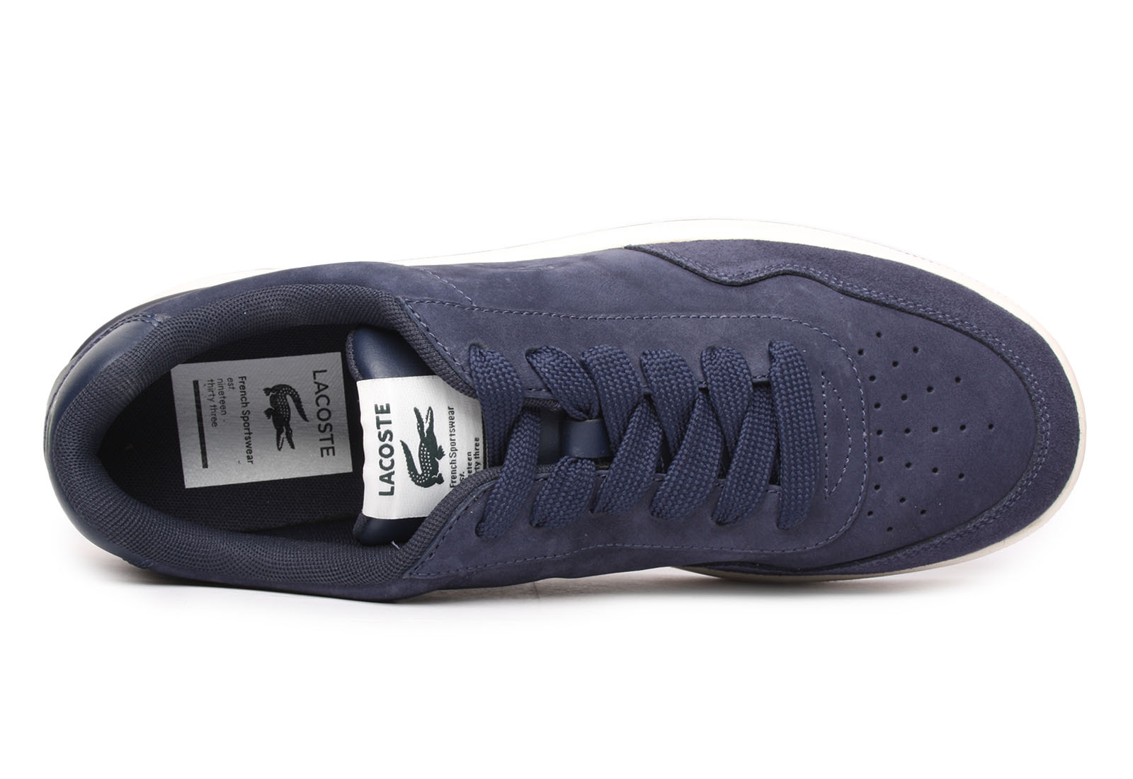 TENIS LACOSTE ACE CLIP AZUL MARINO