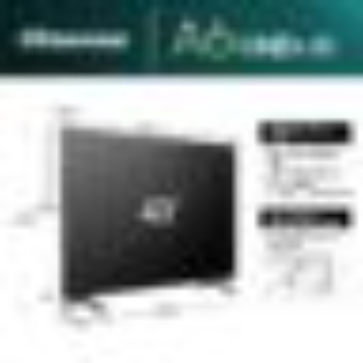 Televisión Pantalla 43 Pulgadas Hisense Google TV 4K UHD 43A6N