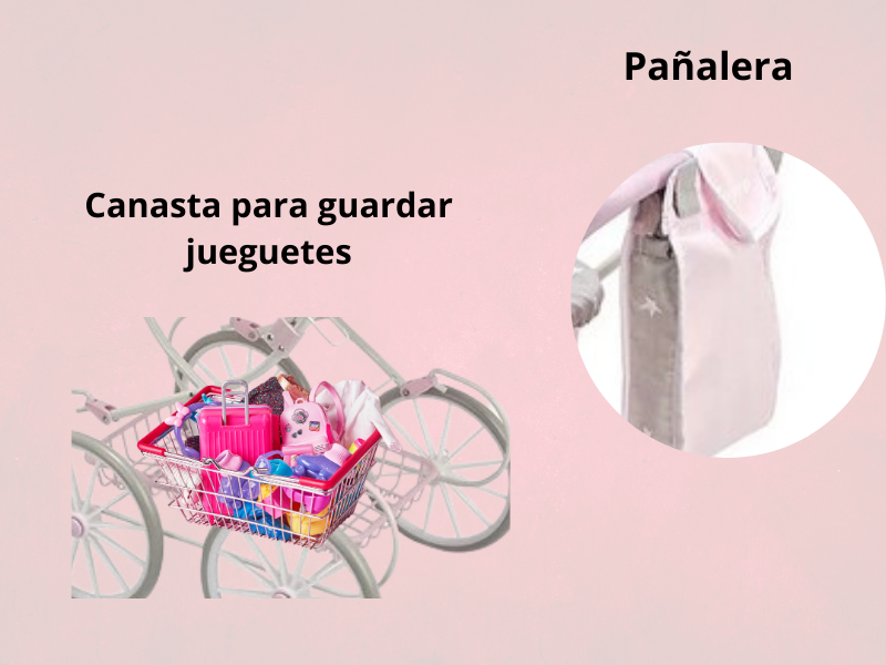 Carriola Carriolita Muñecas Cochecito Juguetes Para Niñas Arias