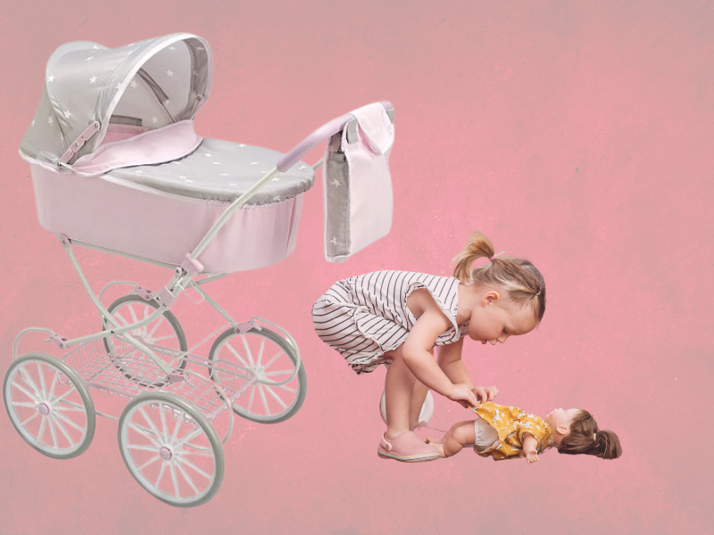 Carriola Carriolita Muñecas Cochecito Juguetes Para Niñas Arias