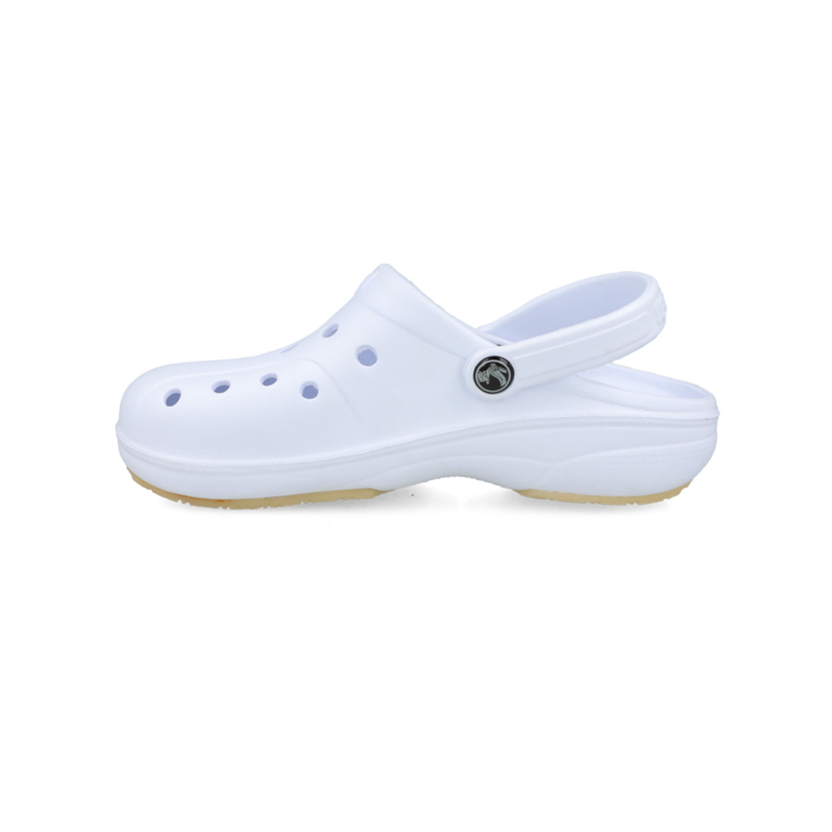 Zapato Para Trabajo Antiderrapante Evacol Tipo Zueco - Blanco