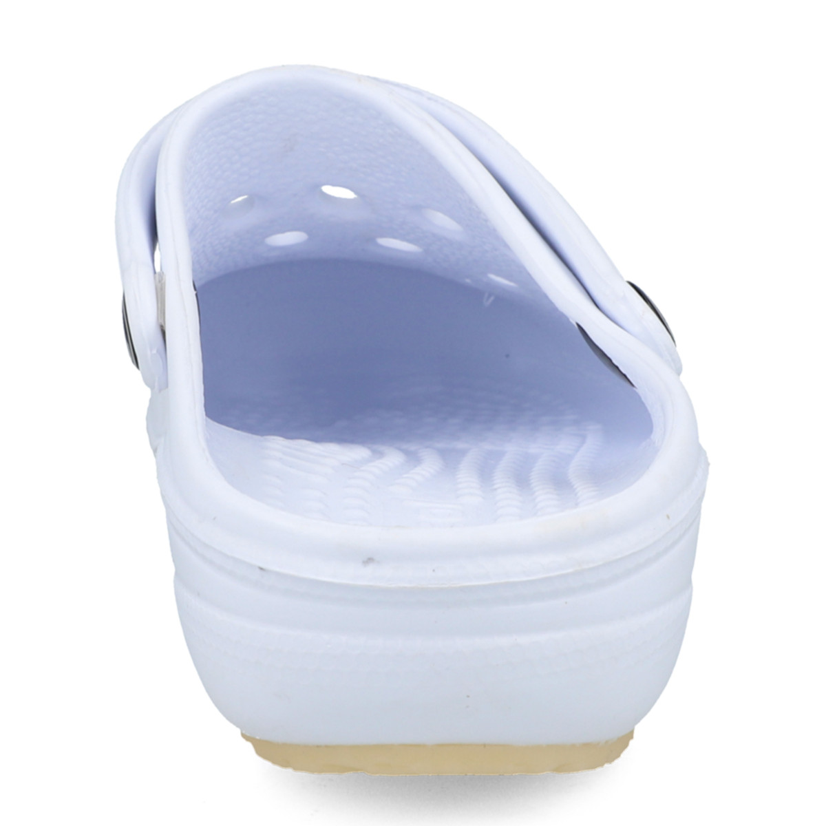 Zapato Para Trabajo Antiderrapante Evacol Tipo Zueco - Blanco