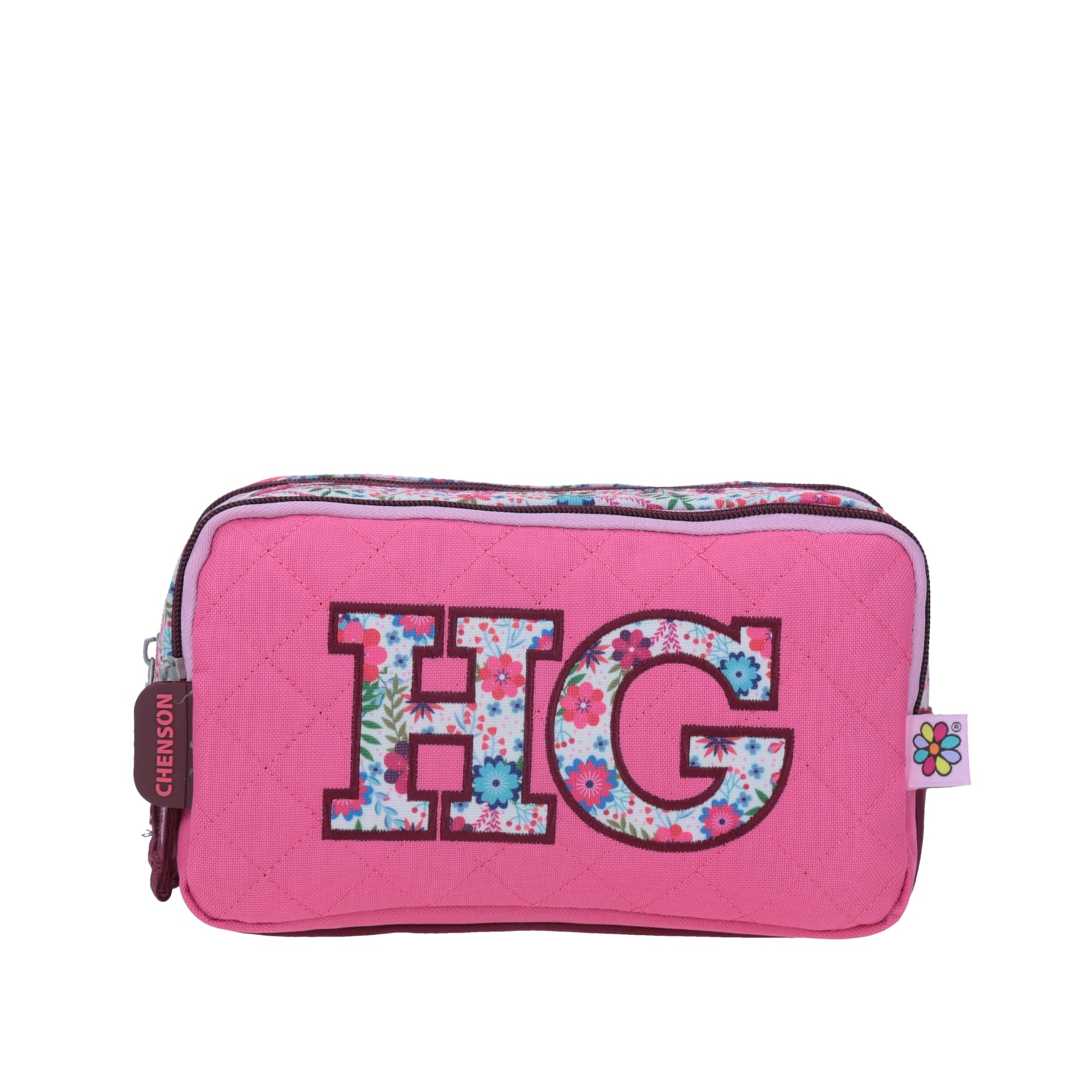 Lapicera Estuche Escolar Happy Girl Chenson Flores Theflo 