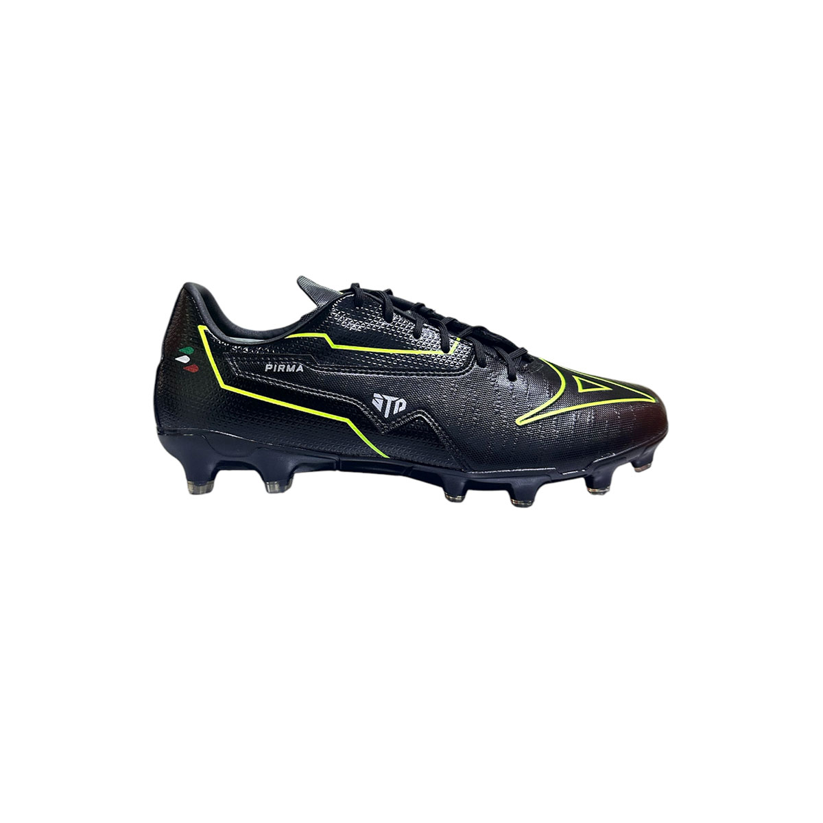 Pirma Botines Futbol Profesional Hombre 3050 Negro Tacos Césped Natural