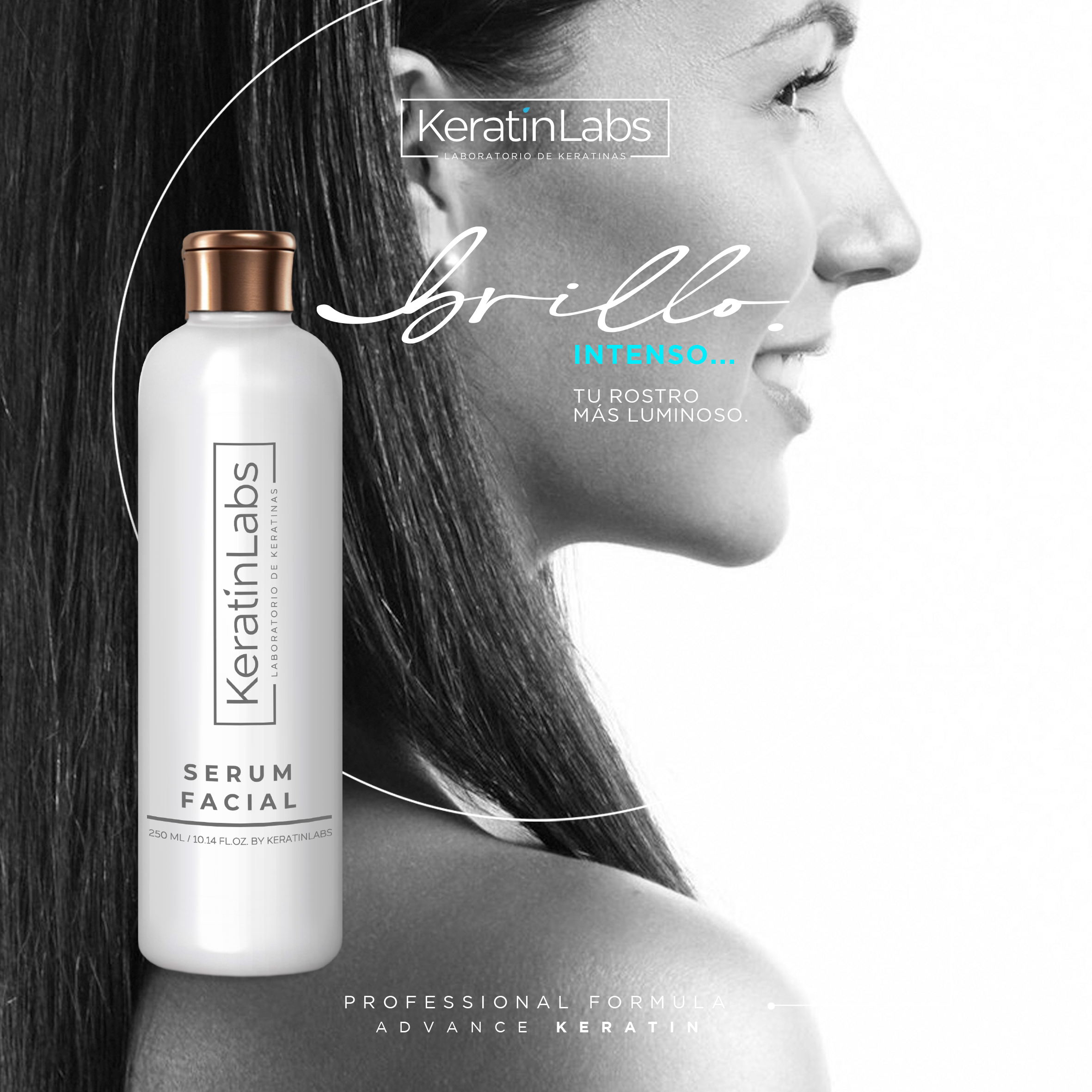 KeratinLabs Serum Facial de Rápida Absorción 250 ml