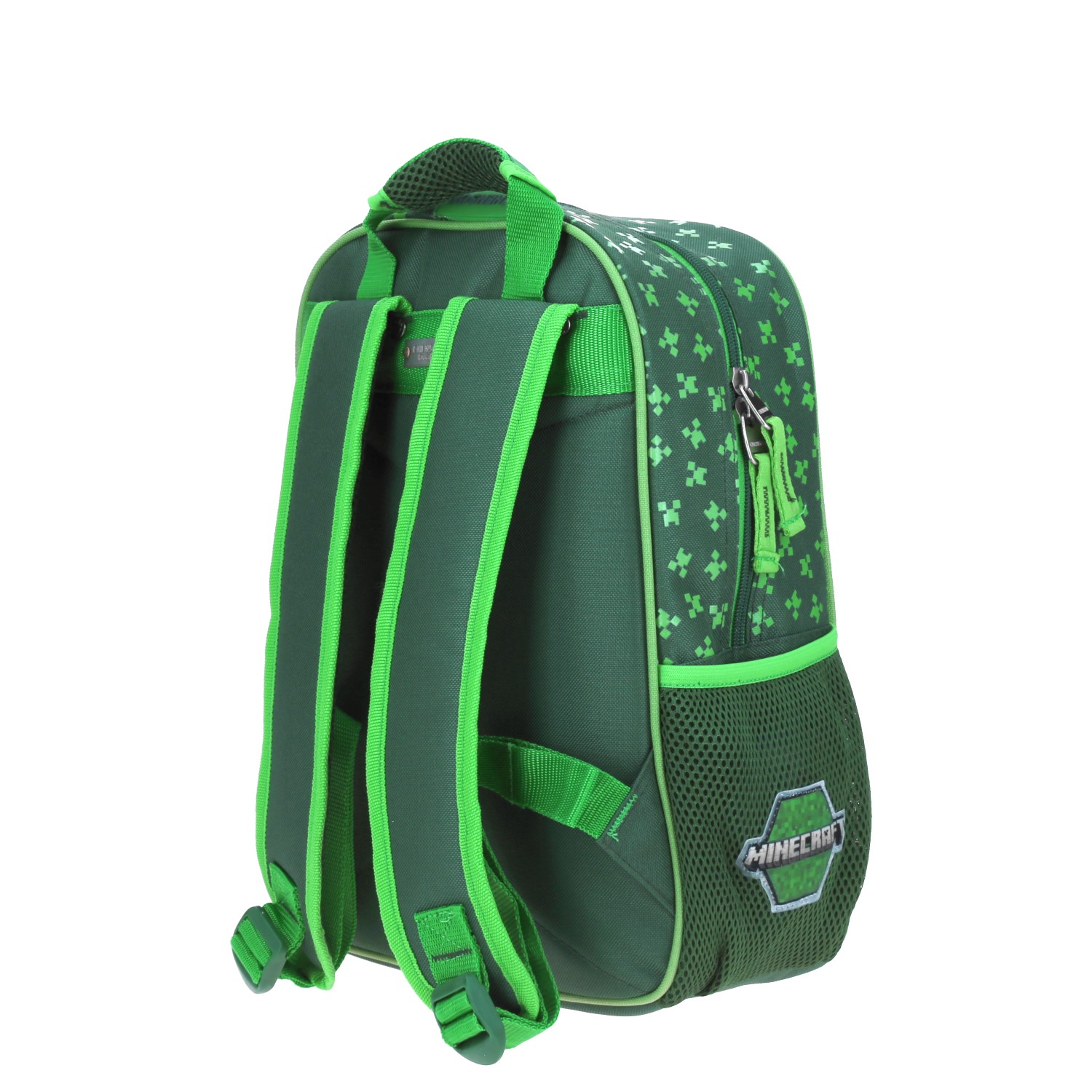 Mochila Chica Chenson Preescolar Kinder Minecraft Creeper Texturizado MC65588-G Brock