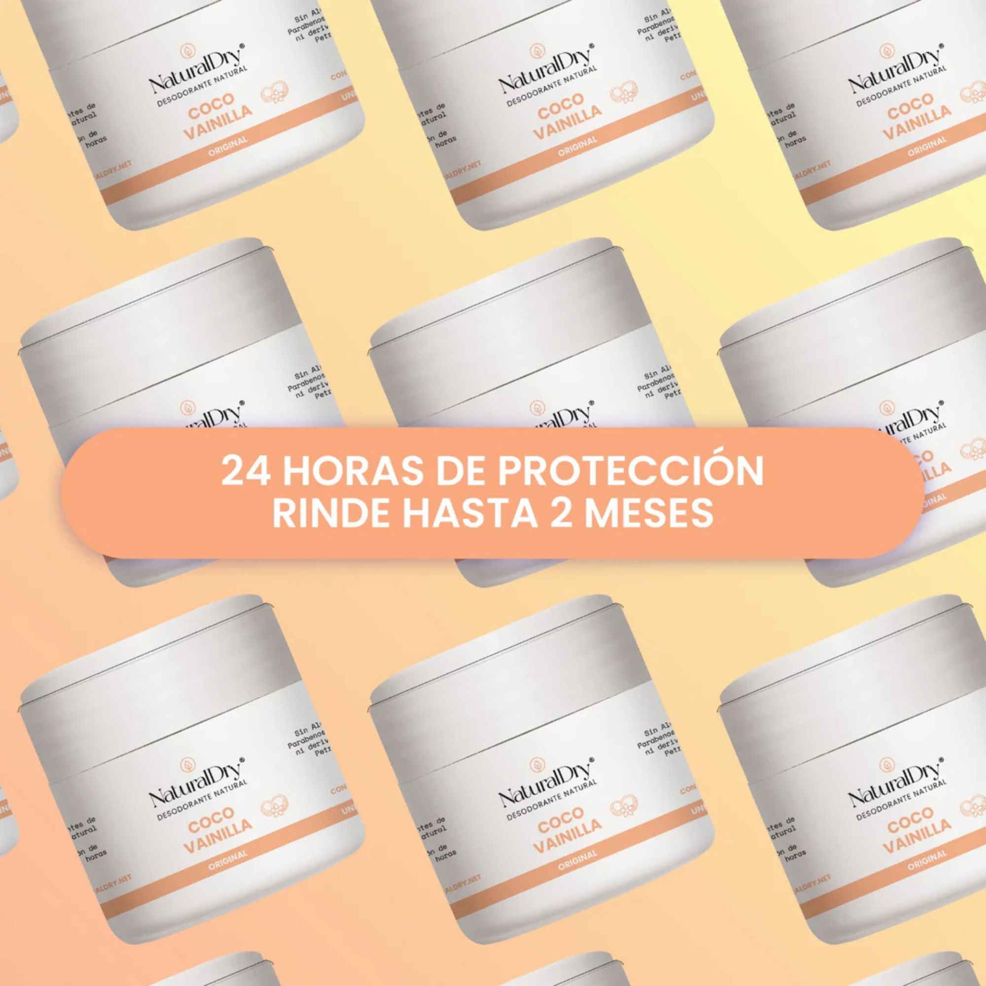 Desodorante Naturaldry en Crema Coco Vainilla