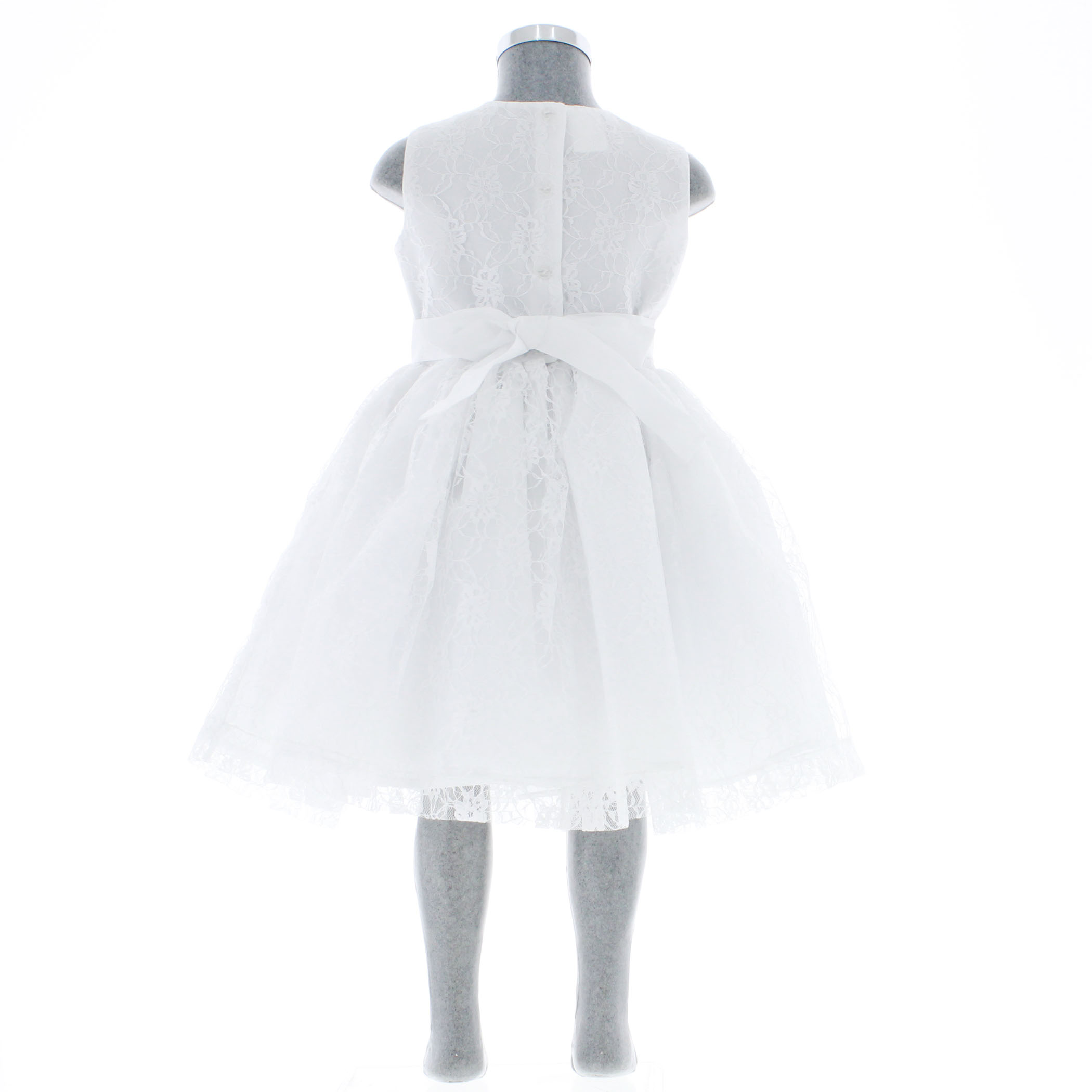 Vestido para Niña Blanco Ceremonia Presentación Primera Comunión 3800  2 a 10 Años