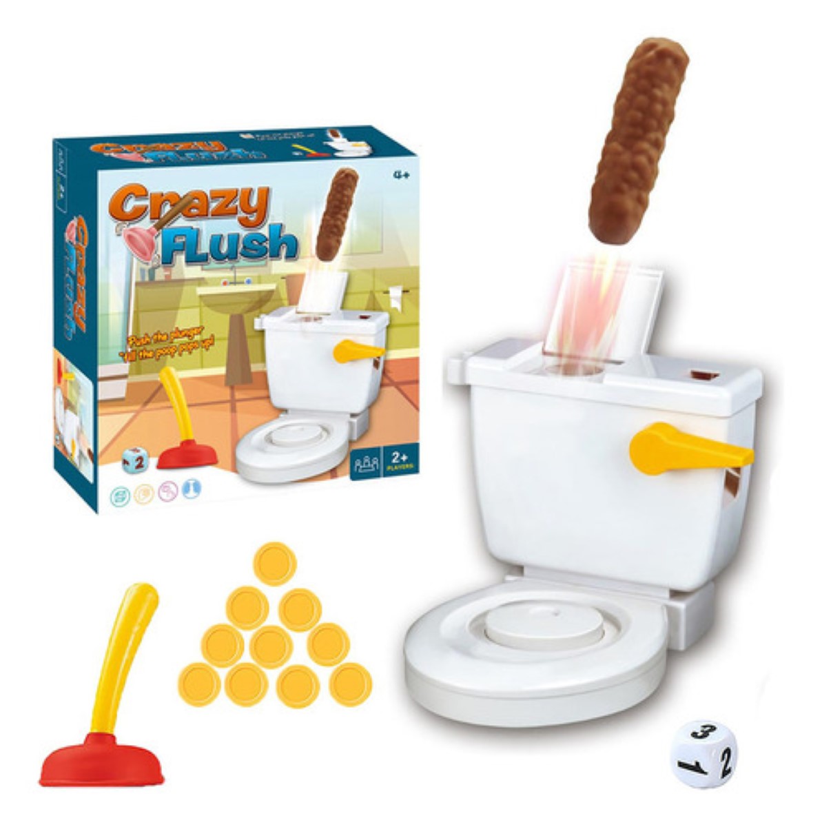 Juguetes De Disparo De Caca De Relief blanco