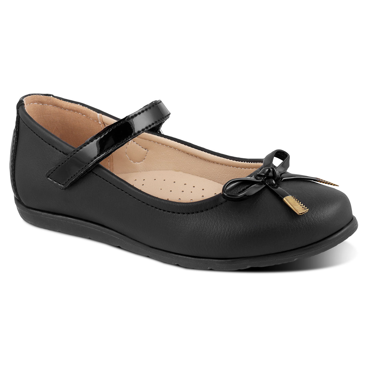 Zapato Escolar Para Niñas Marca Nick & Wick Modelo 5033.