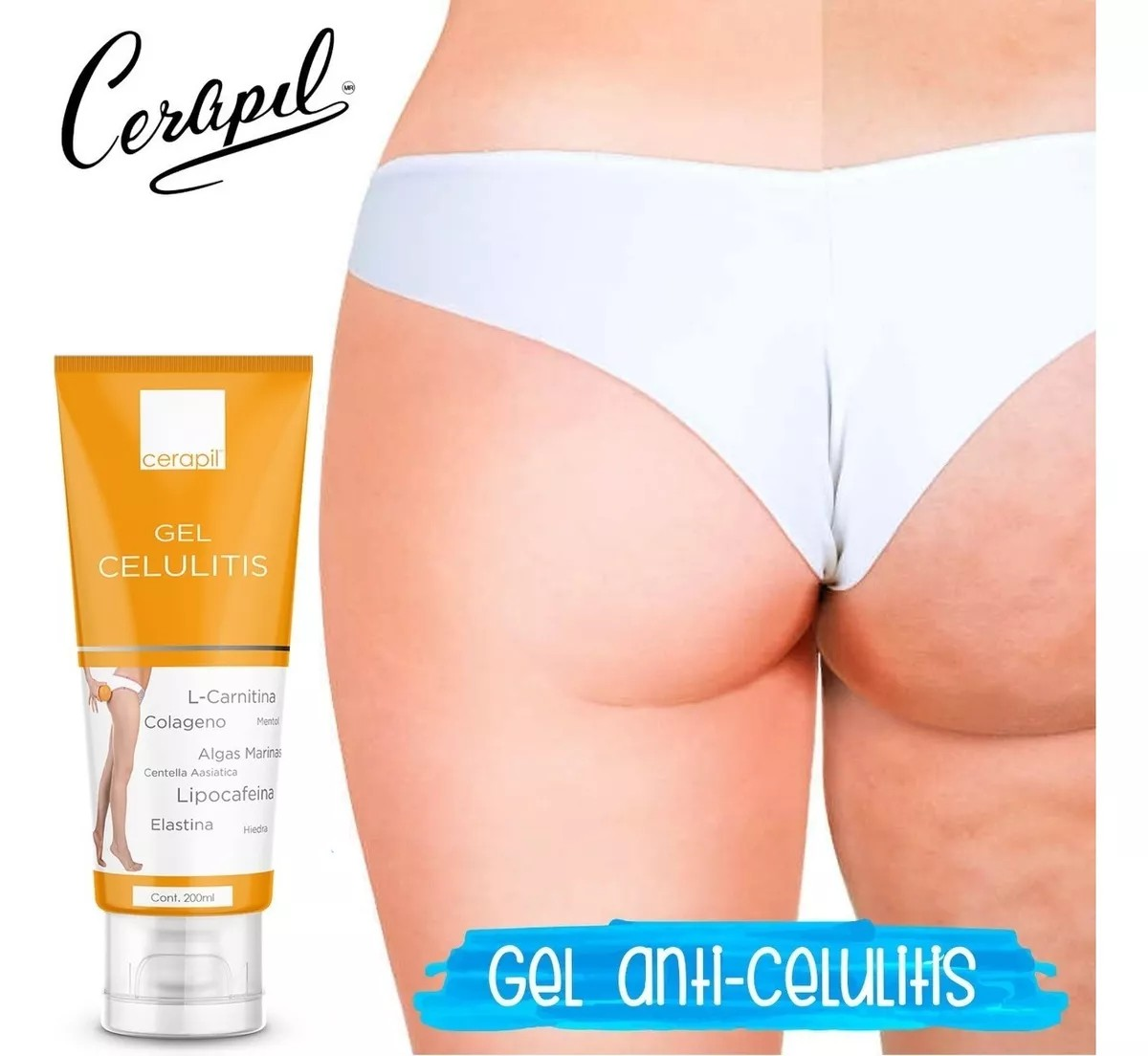 Gel Reafirmante Cerapil Anti Celulitis L-carnitina Colageno 