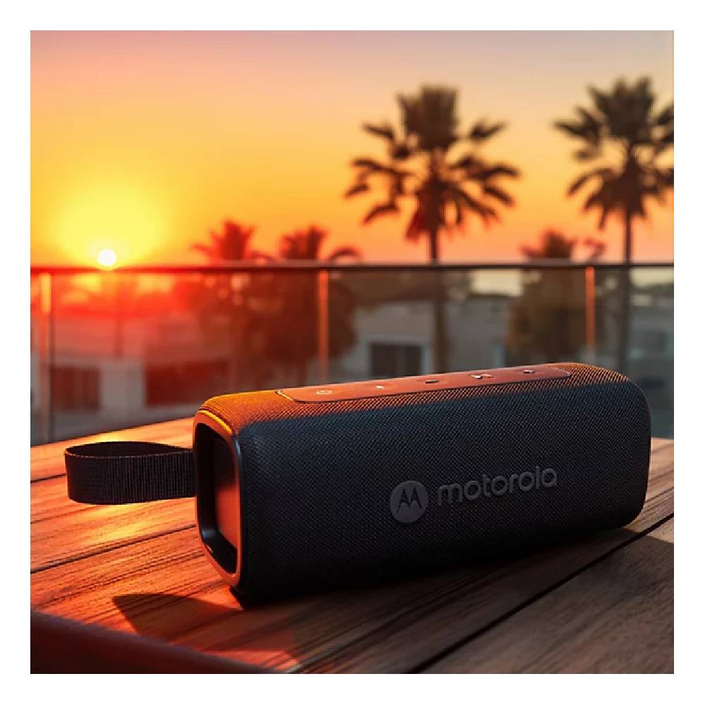 Bocina Motorola ROKR 600 Bluetooth Portátil IP67 Negro