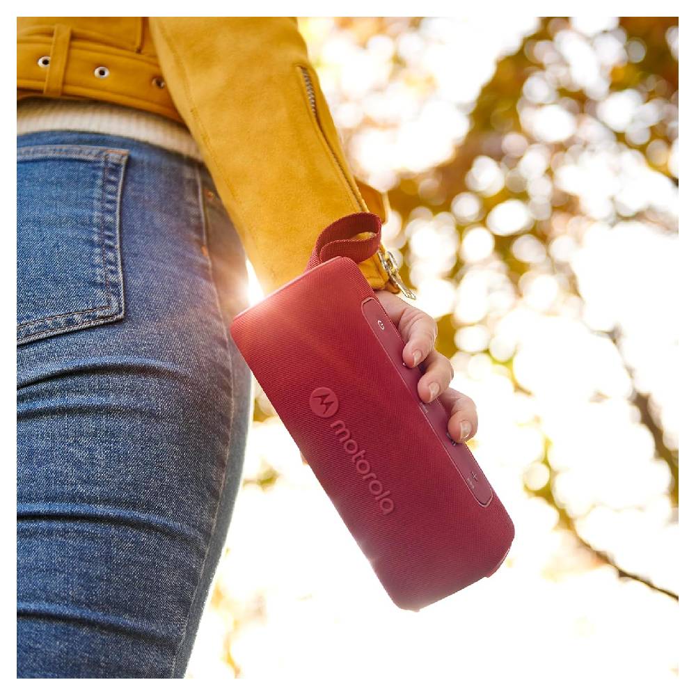 Bocina Motorola ROKR 600 Bluetooth Portátil IP67 Rojo