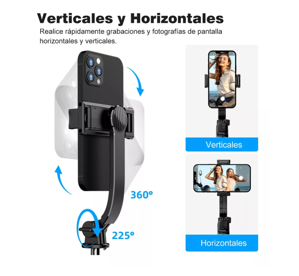 Palo Selfies Trípode Bluetooth Selfie Stick Remoto