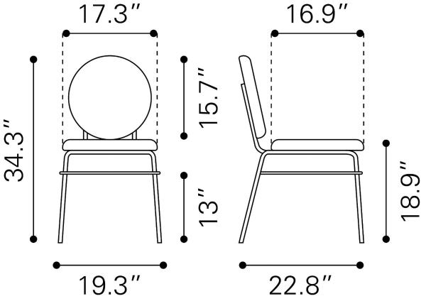 Silla de Comedor Odessa Verde - Kessa