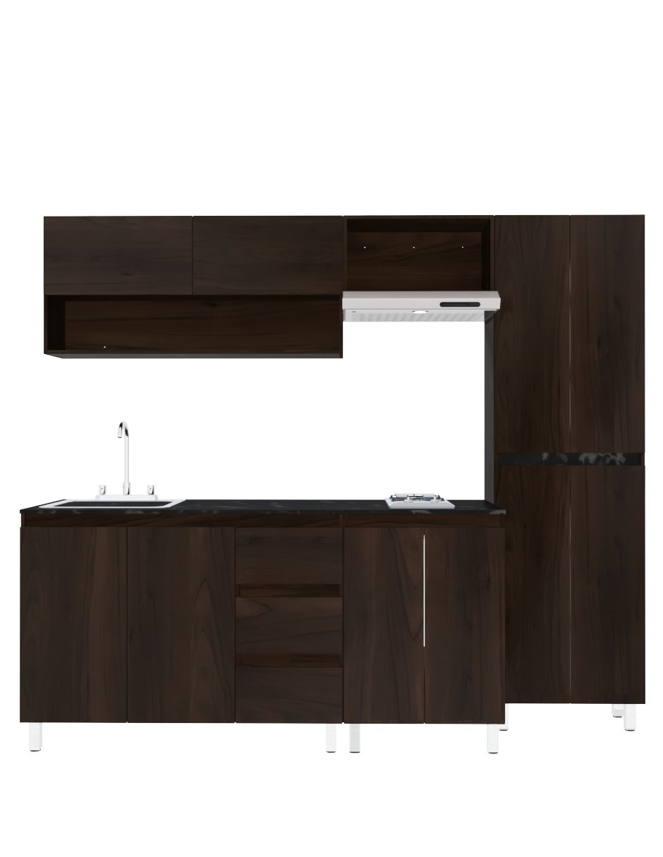 Cocina Integral Premium DALHIA Con Campana Y Parrilla