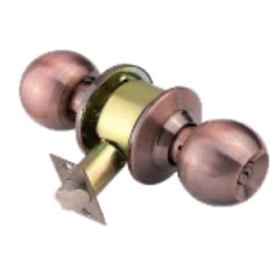 CHAPA PARA PUERTA, ESTILO BOLA, COLOR COBRE, MARCA MASTER HOME.