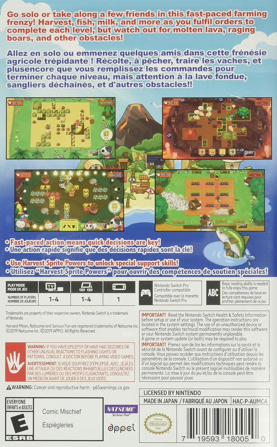 HARVEST MOON MAD DASH SWITCH