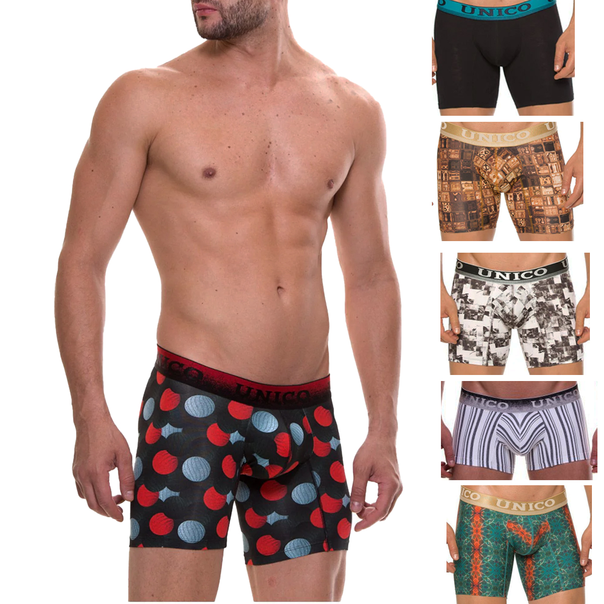Boxer Caballero Colombiano Six Pack Mundo Único Calzoncillos Hombre Packs