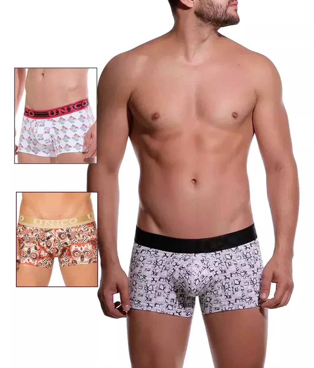 Boxer Caballero Corto De Algodon 3 Piezas Boxers Colombiano Calzoncillo Pack