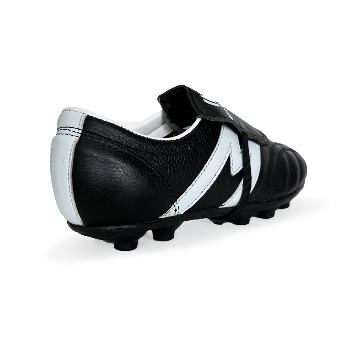 Manríquez Tachones de Fútbol para Niños Negro Blanco