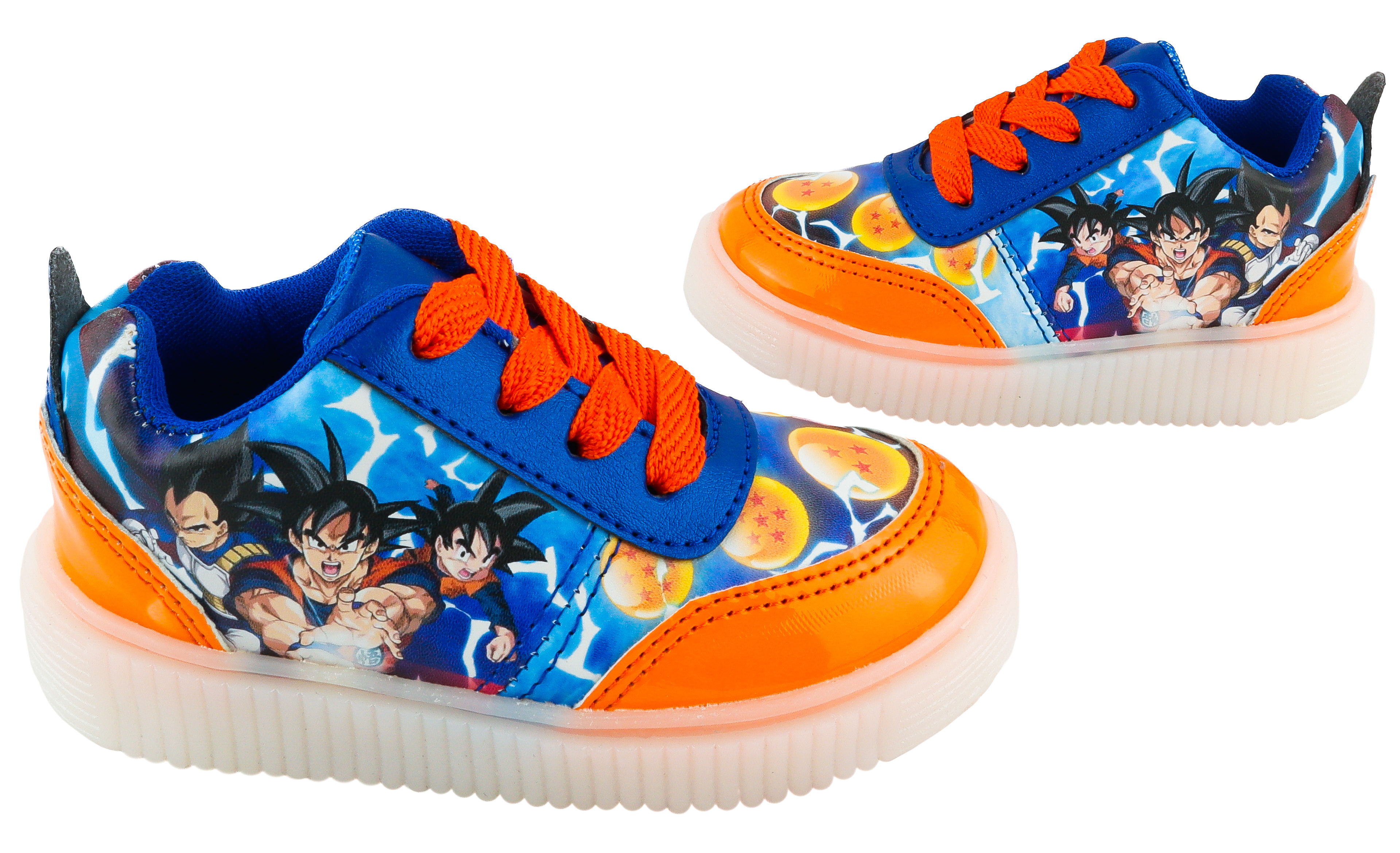 Tenis Niño Gocku Dragon Ball Luces Leds Vegeta Gohan 770-RDB