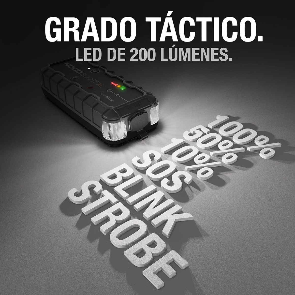 Arrancador Cargador Batería De Auto NOCO Boost XL GB50 1500A 12V 