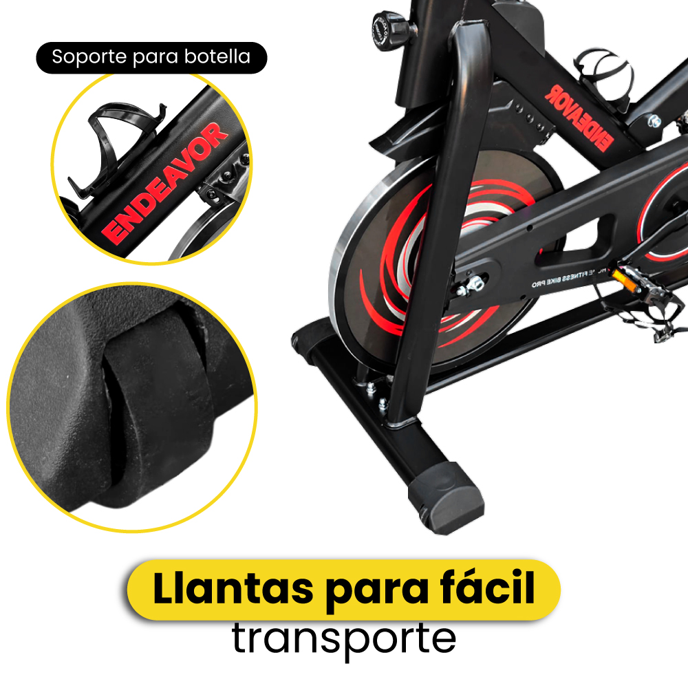 Bicicleta Magnética Fija Ejercicio Cardio Spinning Bluetooth Indoor 