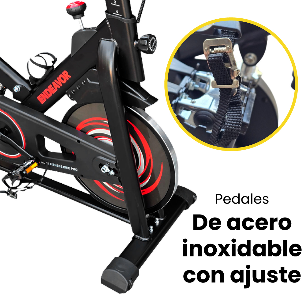 Bicicleta Magnética Fija Ejercicio Cardio Spinning Bluetooth Indoor 