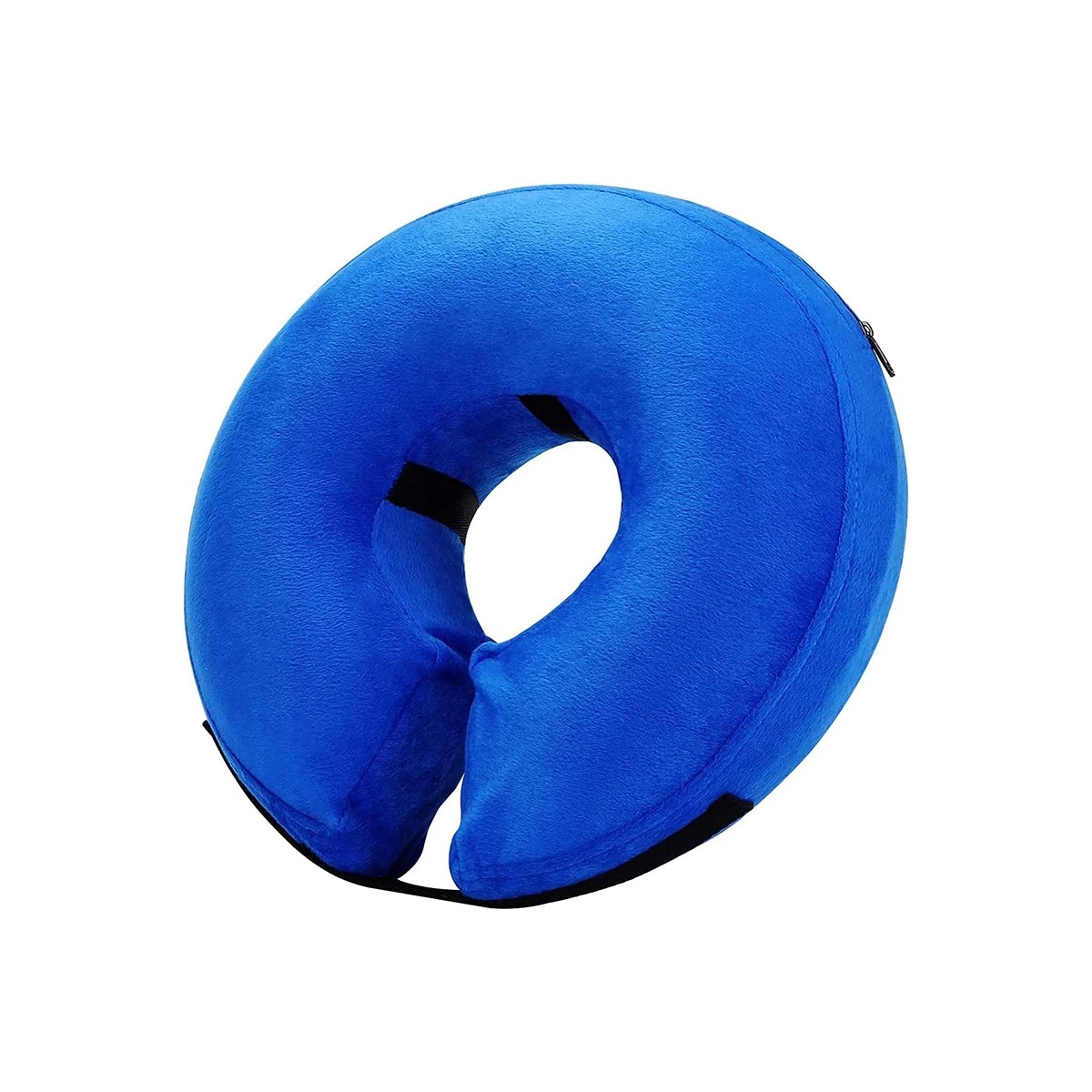 Collar isabelino dona azul XL protector perros gatos recuperación suave mascotas tela cómodo grande
