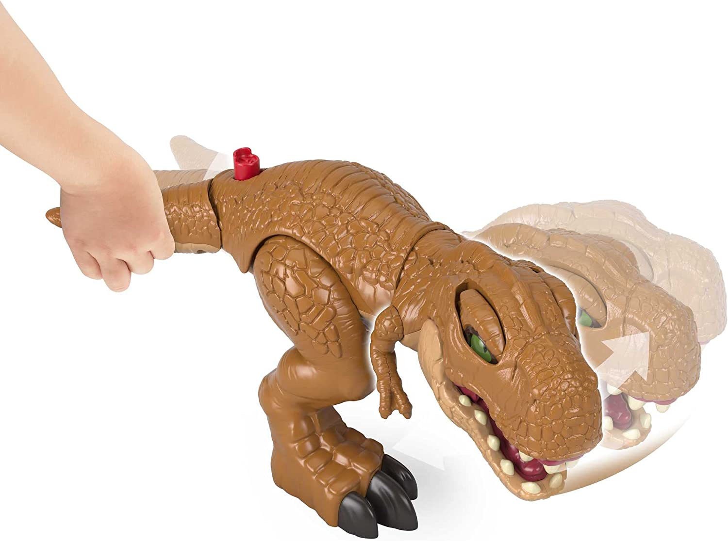 Imaginext Jurassic World Dinosaurio de Juguete T-Rex Acción de Combate