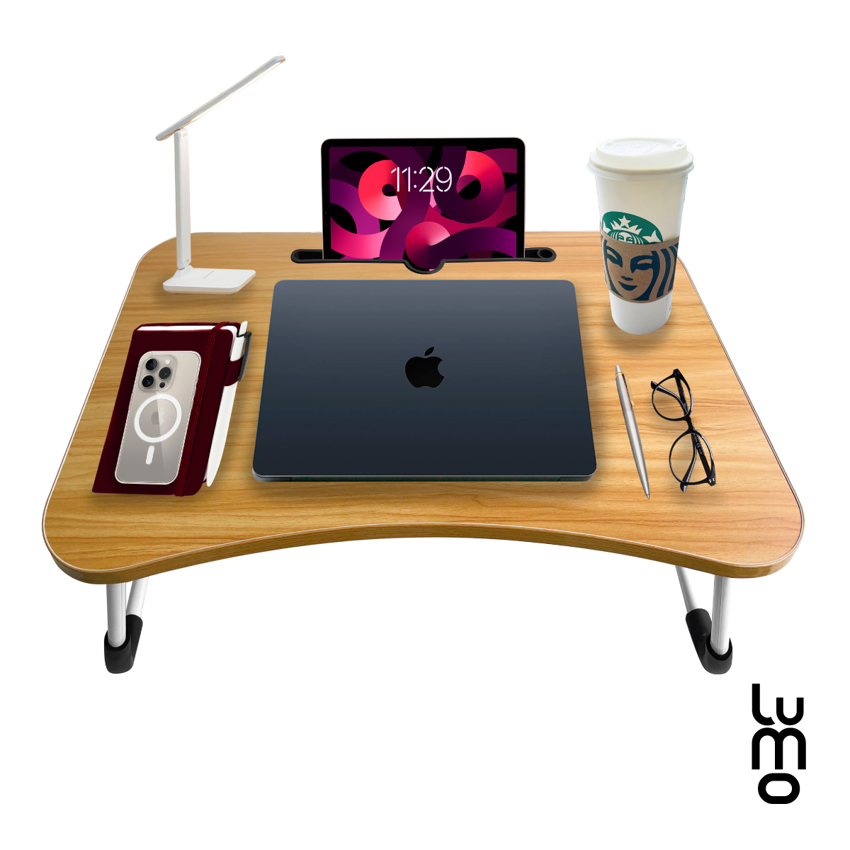 Mesa Plagable para laptop 60x40 Soporte Para Laptop Madera