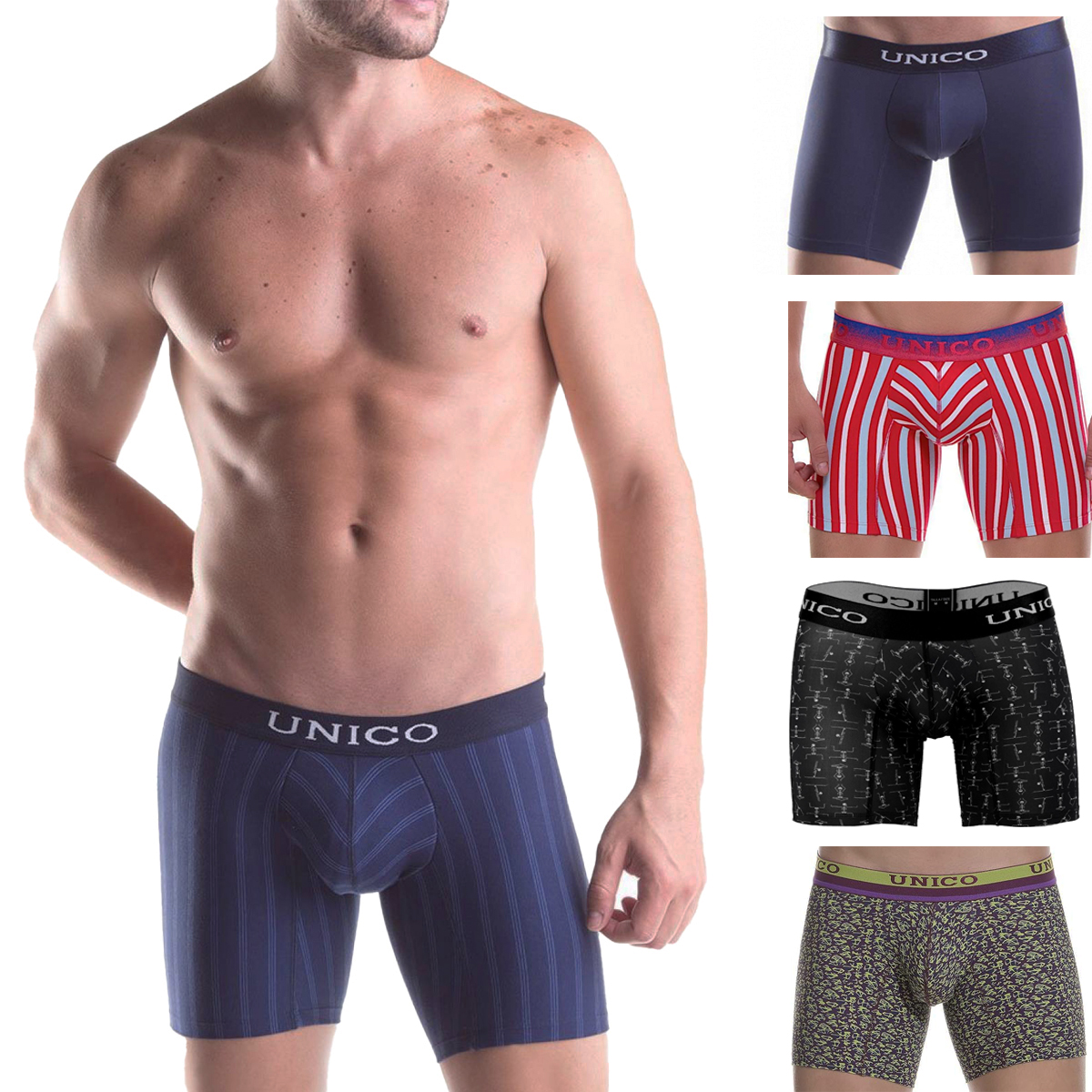 Bóxers Pack 5 Piezas Para Caballero Marca Mundo Único Original Calzoncillos  Colombianos