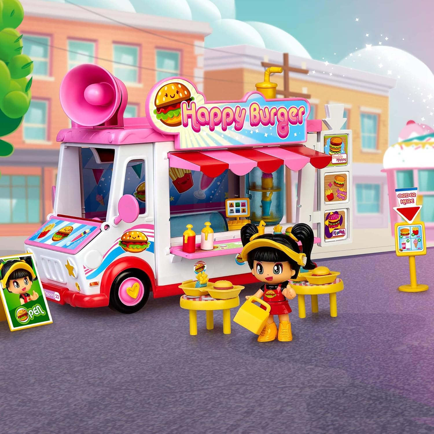 Pinypon Set 2 En 1 Happy Burger