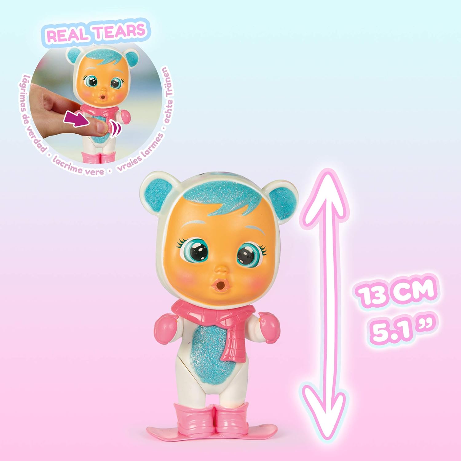 Bebes Llorones Iglú De Kristal Con Nieve De Verdad