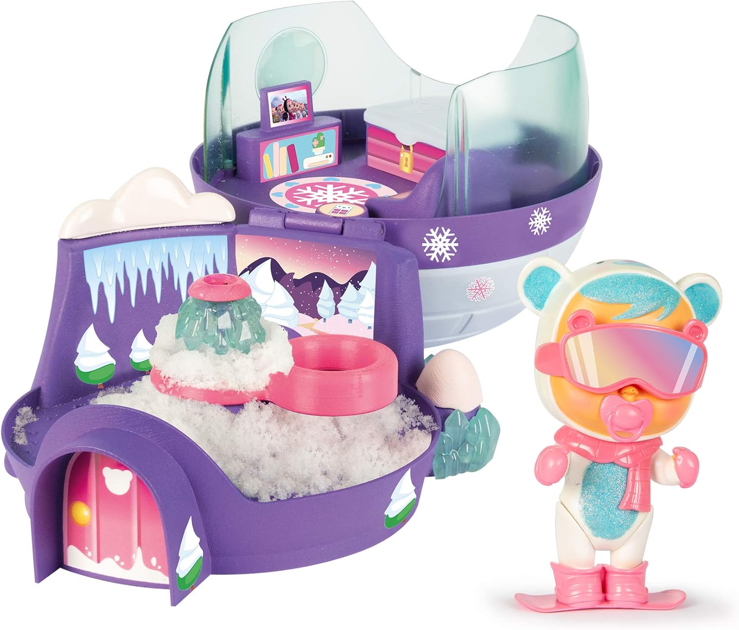 Bebes Llorones Iglú De Kristal Con Nieve De Verdad