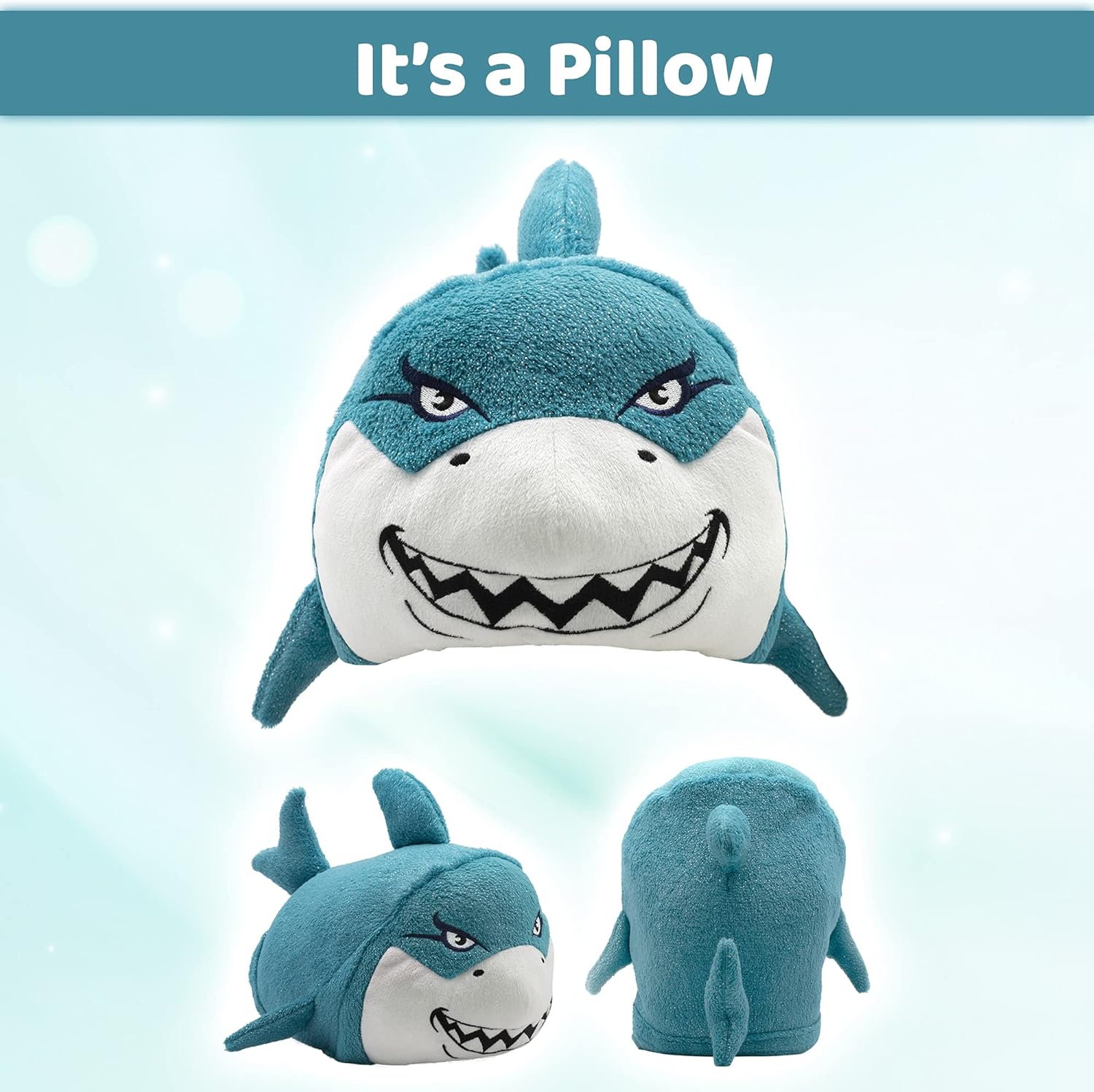 Comfy Critters Manta Para Niños De Tiburon 3 En 1