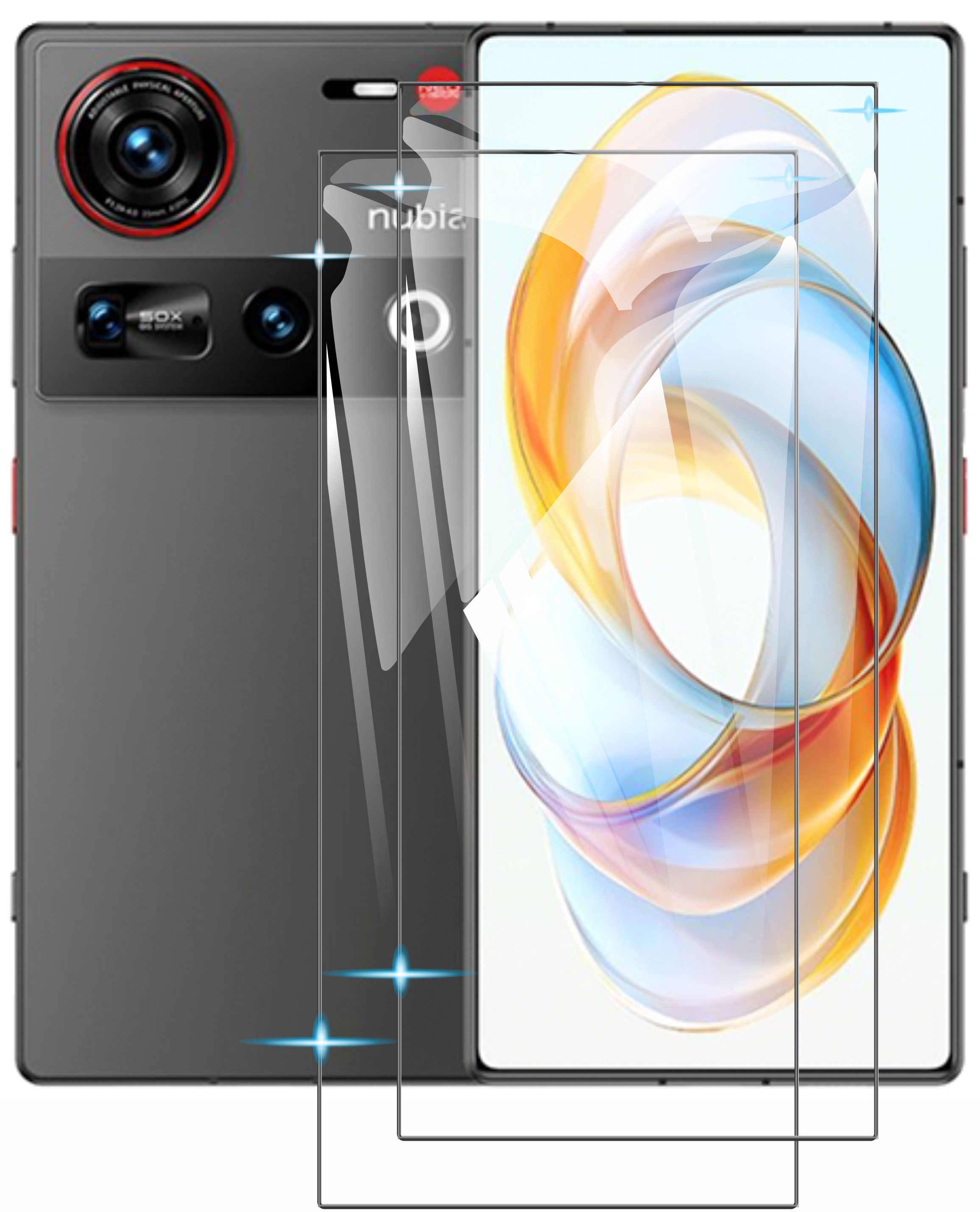 2 Piezas Cristal Templado Para Zte Nubia Z70 Ultra