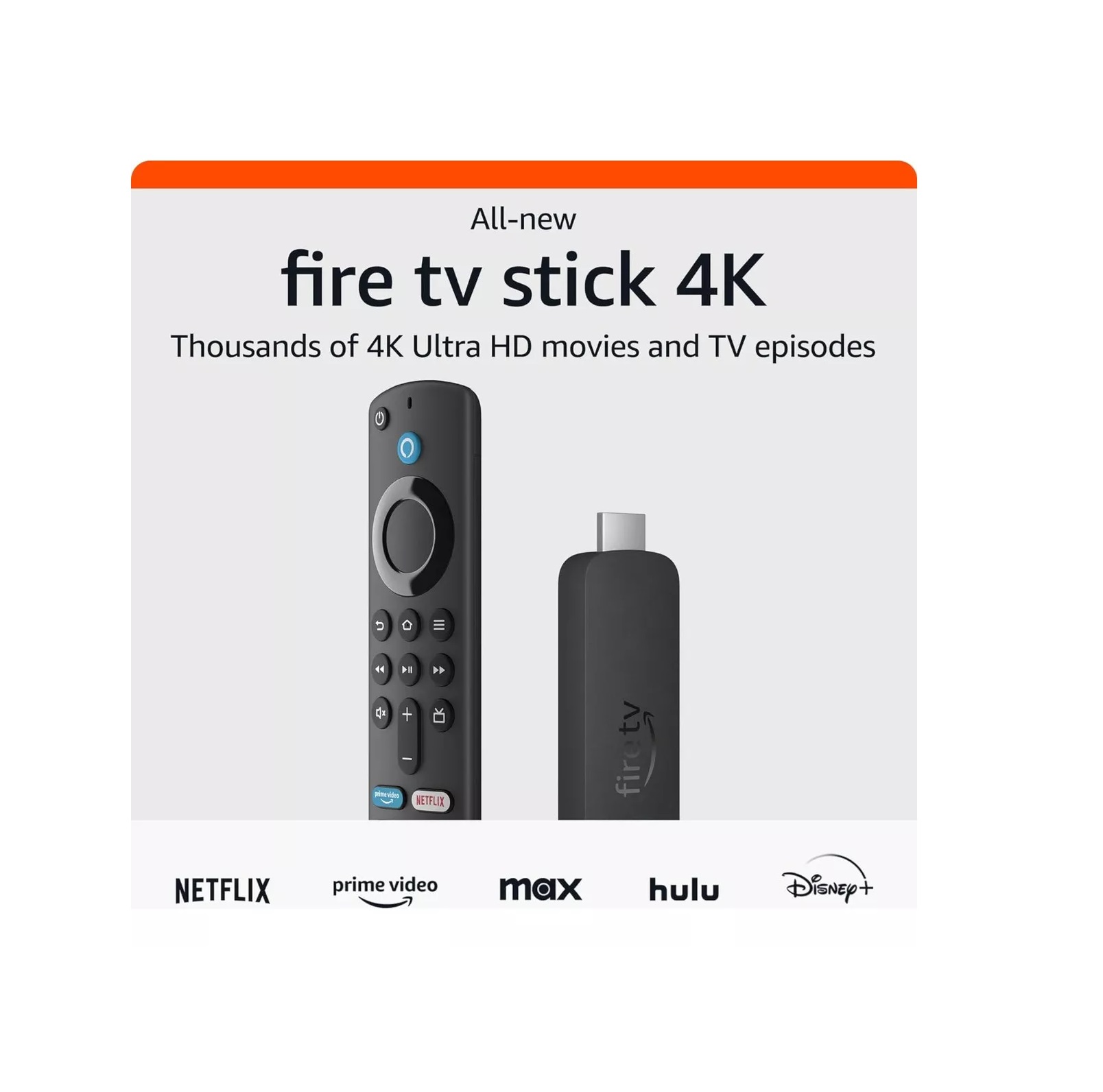 Amazon Fire Tv Stick Dispositivo De Transmision 4K Wifi Color Negro