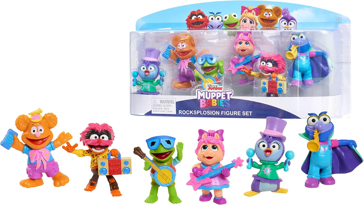 Muppets Babies Pack De 6 Exelentes Figuras Rock De Accion