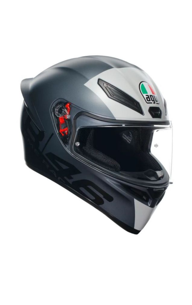 CASCO CERRADO AGV K-1 E2206 LIMIT 46 GRIS MEDIDA L