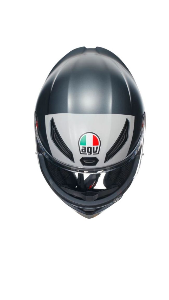 CASCO CERRADO AGV K-1 E2206 LIMIT 46 GRIS MEDIDA L