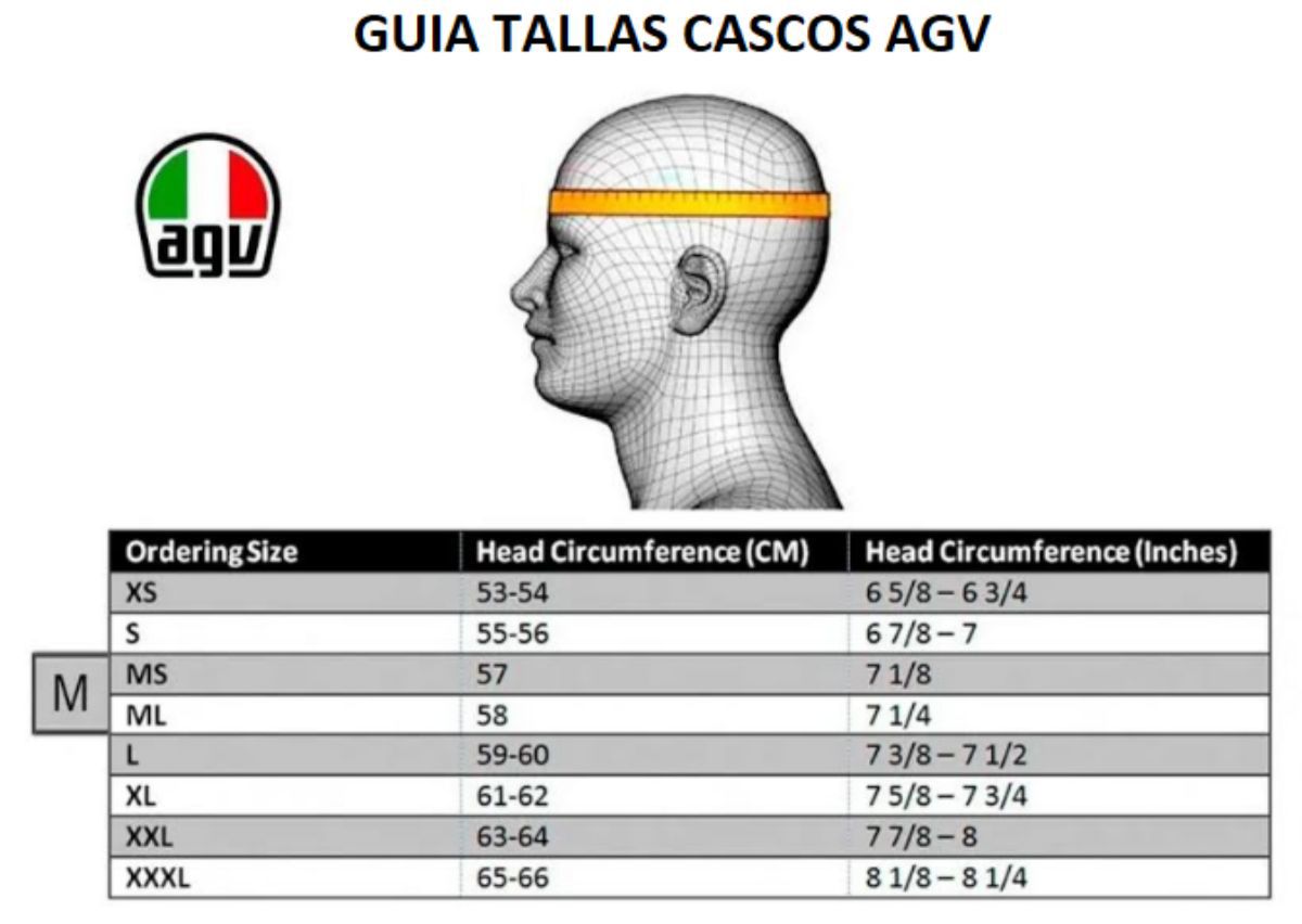 CASCO CERRADO AGV K-1 E2206 LIMIT 46 GRIS MEDIDA L