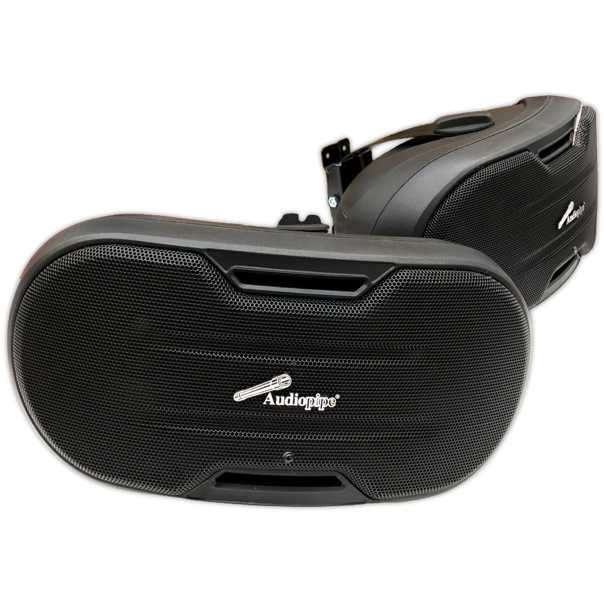 Bocinas Marinas Dual Para Exteriores Audiopipe ODP-OV24BK 80W 4 PLG