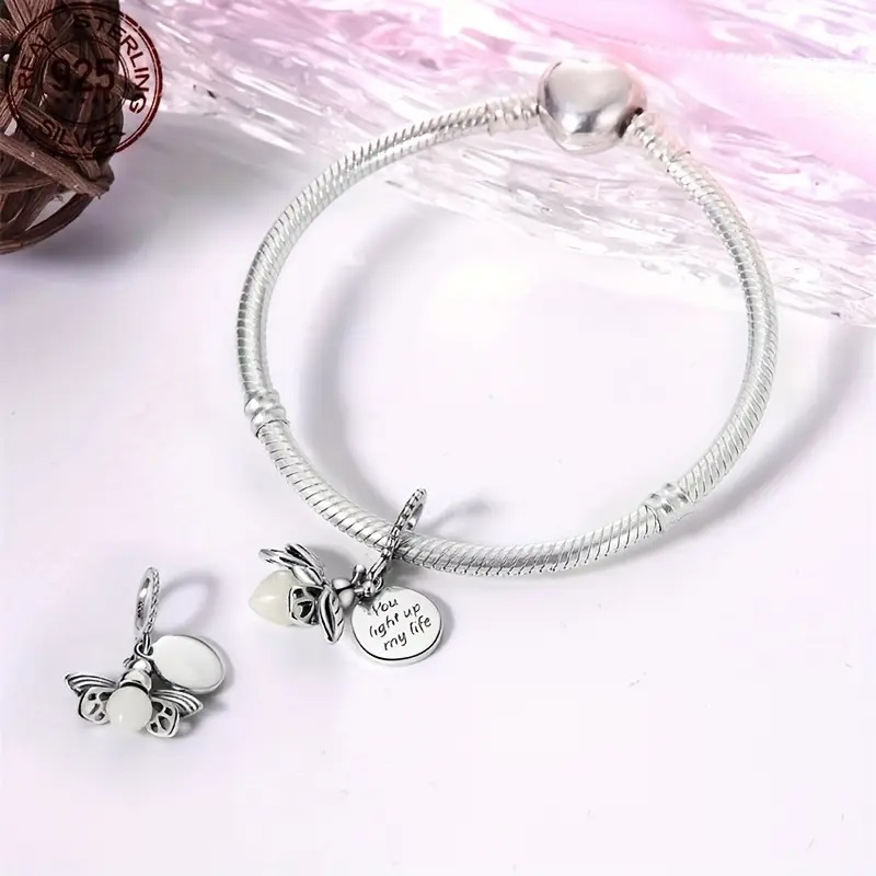 Charm dije de plata ley 925 luciernaga