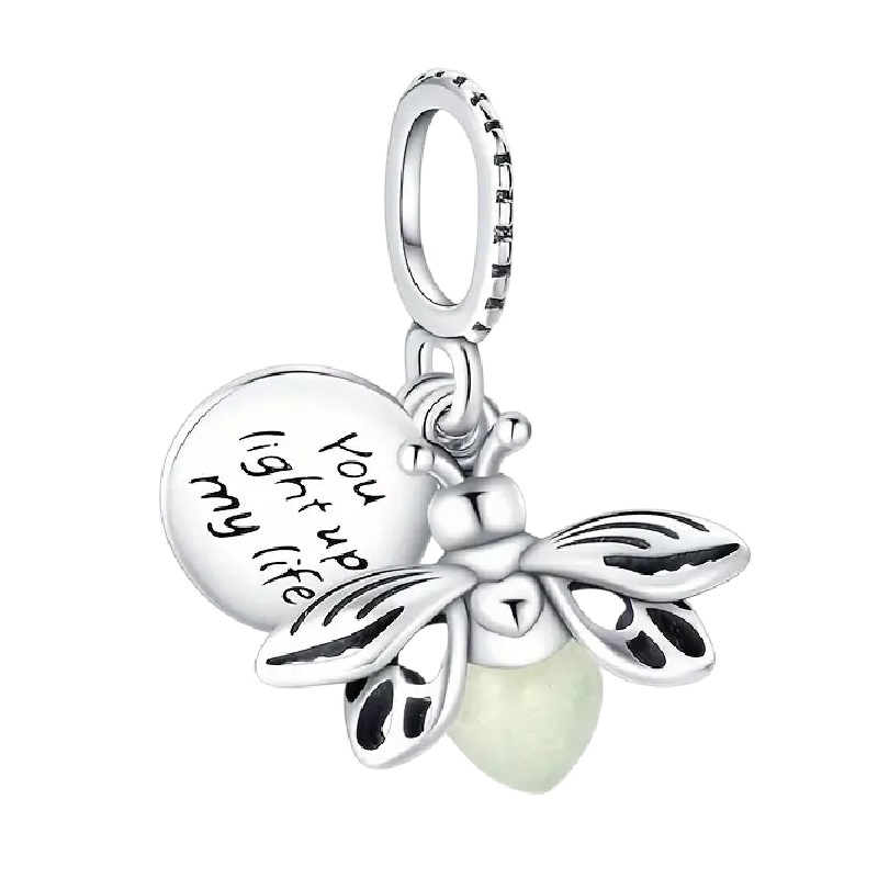 Charm dije de plata ley 925 luciernaga