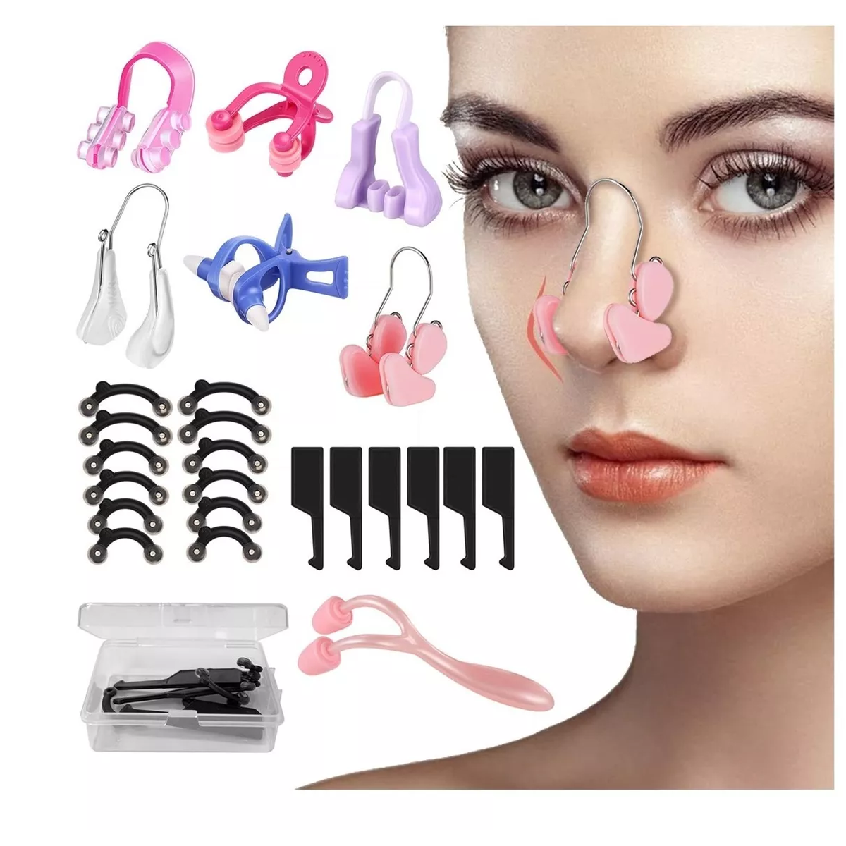 26pzs Respingadores De Nariz Corrector Nasal Y Clip Nariz